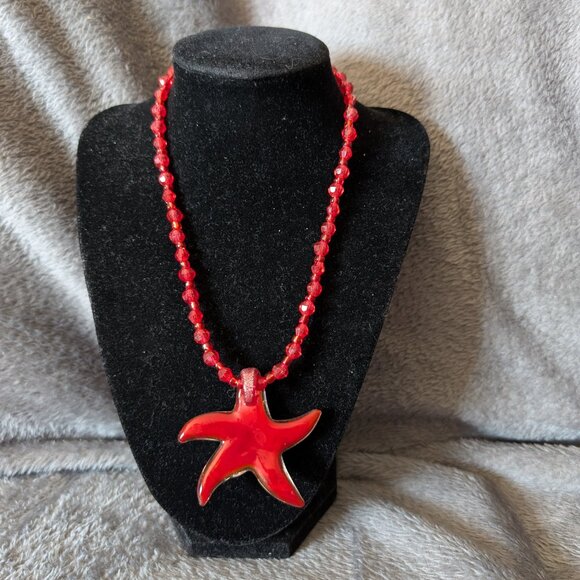 Murano Star necklace is reversible #13 - Picture 2 of 5